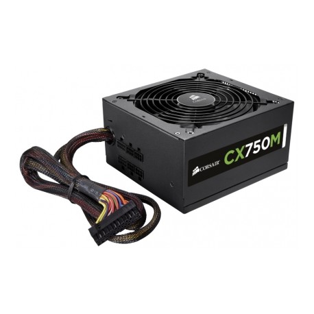 Fuente de Poder Corsair CX750M 80 PLUS Bronze, ATX, 120mm, 750W