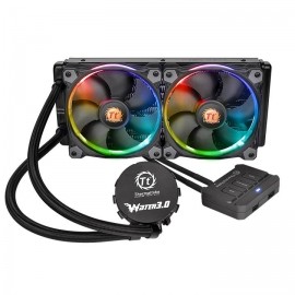 Thermaltake Water 3.0 Riing RGB 240 Enfriamiento Líquido para CPU, 120mm, 800-1500RPM