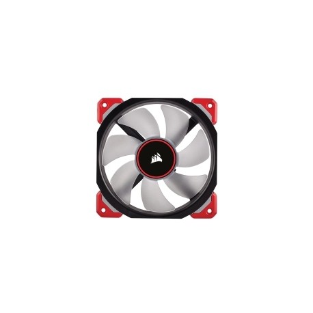 Ventilador Corsair Air ML120 PRO LED Rojo de Levitación Magnética, 120mm, 400-2400RPM, Negro