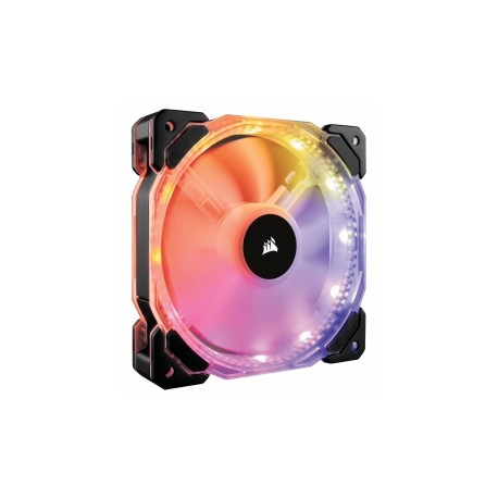 Ventilador Corsair HD120 RGB, 120mm, 800-1725RPM, Negro - 3 Piezas con Contolador