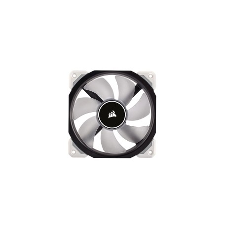 Ventilador Corsair Air ML120 PRO LED Blanco de Levitación Magnética, 120mm, 400-2400RPM, Negro