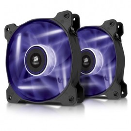 Ventilador Corsair AF120, LED Morado, 120mm, 1500RPM - 2 Piezas