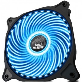 Ventilador Eagle Warrior 33 LED Azul, 120mm, 1200RPM, Negro