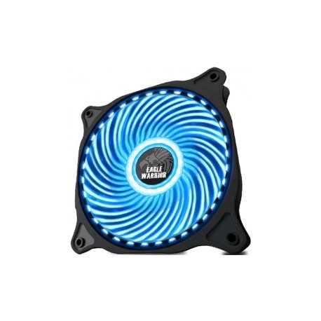 Ventilador Eagle Warrior 33 LED Azul, 120mm, 1200RPM, Negro