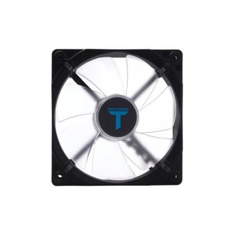 Ventilador Riotoro FB120 LED Azul, 120mm, 1500RPM, Negro