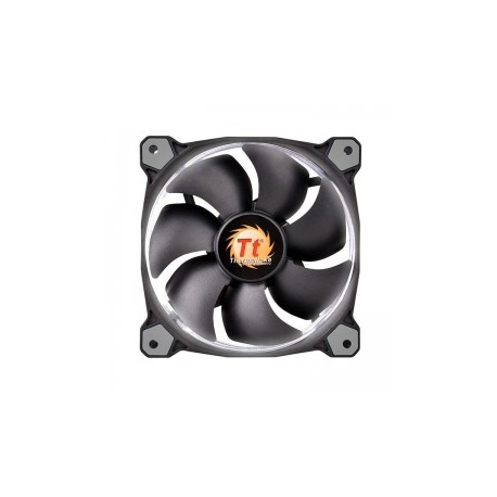 Ventilador Thermaltake Riing 14, LED Blanco, 140mm, 1400RPM, Negro