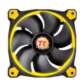 Ventilador Thermaltake Riing 14, LED Amarillo, 140mm, 1400RPM