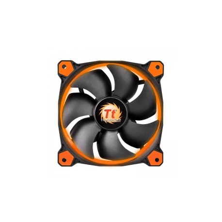 Ventilador Thermaltake Riing 14, LED Naranja, 140mm, 1400RPM