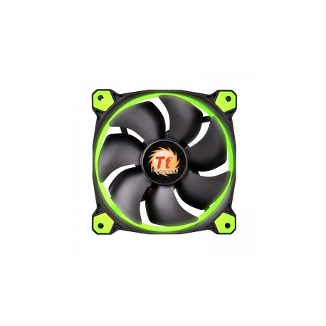 Ventilador Thermaltake Riing 12 LED Verde, 120mm, 1000-1500RPM,