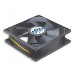 Ventilador Manhattan 4-pin para PC, 80mm, 2500RPM, Negro