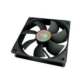 Ventilador Cooler Master Silent Fan 120 SI2, 120mm, 1200RPM, Negro