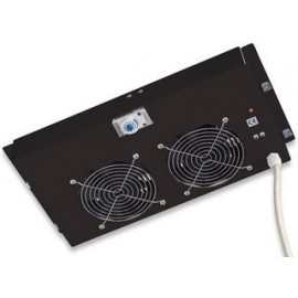 Intellinet Unidad de 2 Ventiladores con Termostato Digital para Gabinete 19