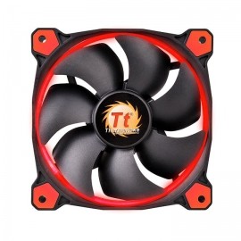 Ventilador Thermaltake Riing 12 LED Rojo, 120mm, 1000-1500RPM,