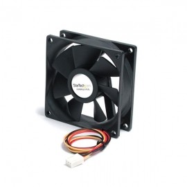 Ventilador StarTech.com con Rodamiento de Bolas Doble FAN8X25TX3L, 80mm, 2000RPM, Negro