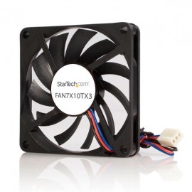 Ventilador StarTech.com con Rodamiento de Bolas Doble TX3, 70mm, 3500RPM, Negro