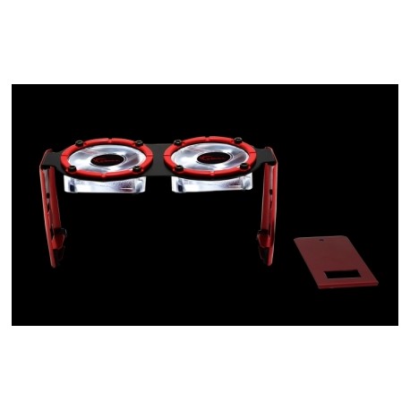 G.Skill Enfriador de 2 Ventiladores para Memoria RAM Turbulence III, 50mm, 3500RPM, Negro