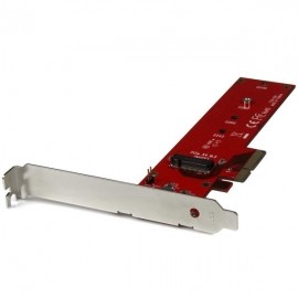 StarTech.com Tarjeta PCI Express x4 M.2 para SSD, Rojo