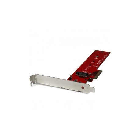 StarTech.com Tarjeta PCI Express x4 M.2 para SSD, Rojo