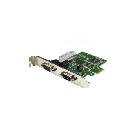 StarTech.com Tarjeta Serial PCI Express de 2 Puertos DB9 RS232