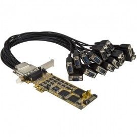 StarTech.com Tarjeta Adaptador Serial PCI Express de 16 Puertos RS232 DB9