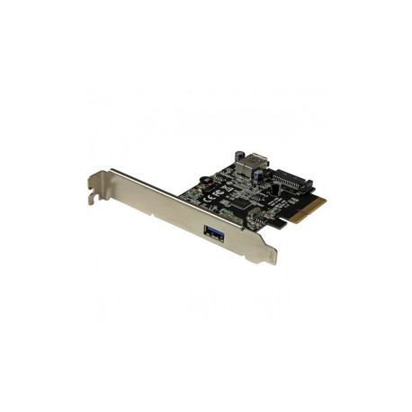 StarTech.com Tarjeta PCI Express de 2 Puertos USB 3.1 Gen 2 USB-A 1x Externo y 1x Interno