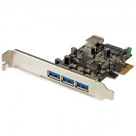 StarTech.com Tarjeta PCI Express con 4 Puertos USB 3.0