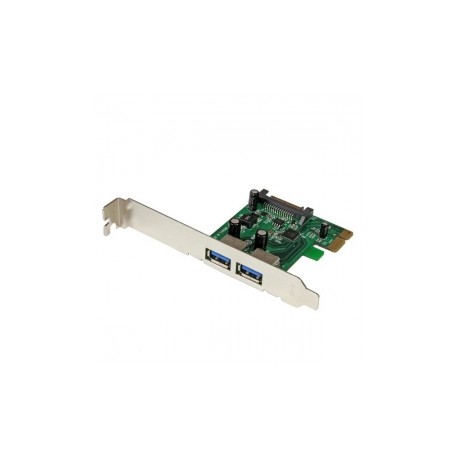 StarTech.com Tarjeta PCI Express PEXUSB3S24, 2 Puertos USB 3.0 SuperSpeed con UASP y SATA