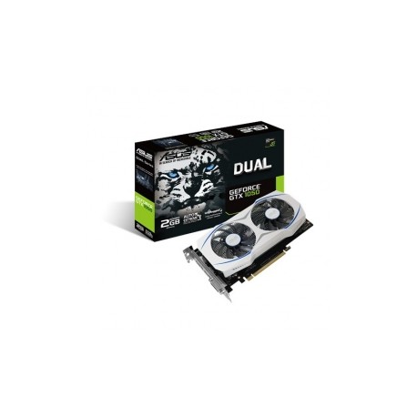 Tarjeta de Video Asus NVIDIA GeForce GTX 1050 Dual, 2GB 128-Bit GDDR5, PCI Express 3.0