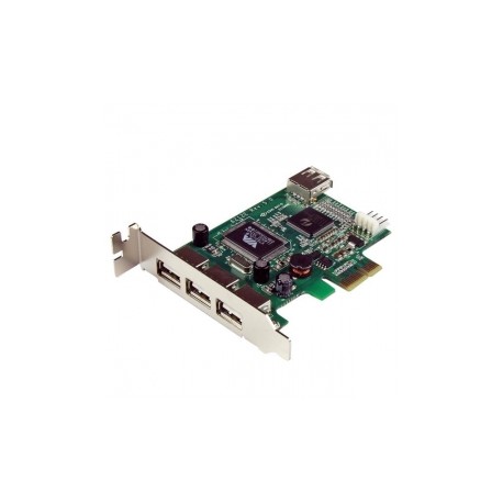 StarTech.com Tarjeta PCI Express Perfil Bajo USB 2.0 de Alta Velocidad