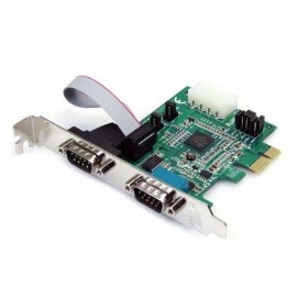 StarTech.com Tarjeta PCI Express Nativo de 2 Puertos Serie RS232 con UART 16950