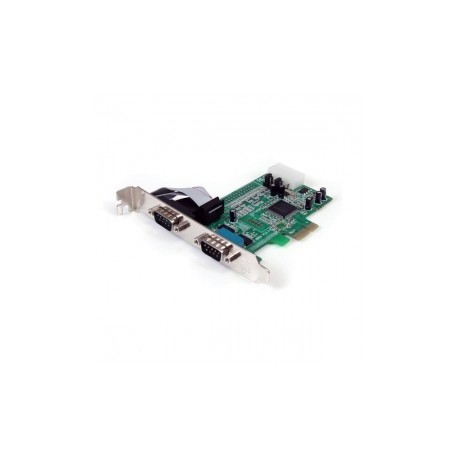 StarTech.com Tarjeta PCI Express PEX1S553, Alámbrico, con 2 Puertos RS232