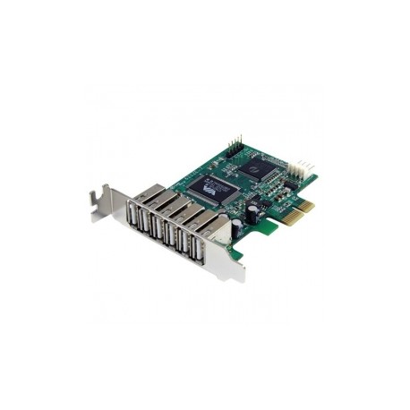 StarTech.com Tarjeta PCI Express PEXUSB7LP, Alámbrico, 7 Puertos USB 2.0