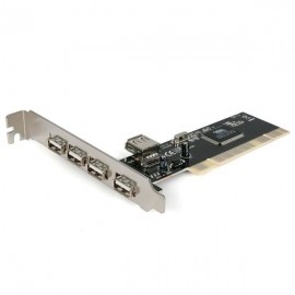 StarTech.com Tarjeta PCI PCI420USB, Alámbrico, con 4 Puertos USB 2.0