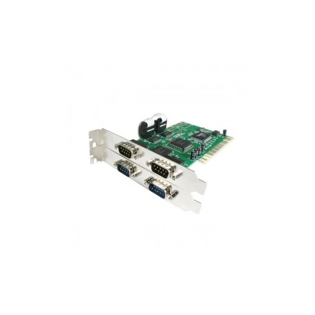 StarTech.com Tarjeta PCI PCI4S550N, Alámbrico, con 4 Puertos RS232