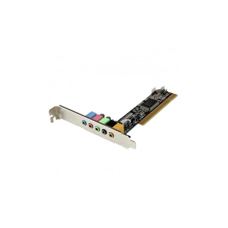 StarTech.com Tarjeta de Sonido PCI con Sonido Envolvente Surround de 5.1 Canales