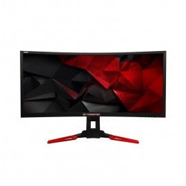 Monitor Gamer Curvo Acer Predator Z35 LED 35, FullHD, UltraWide, HDMI, Bocinas Integradas (2 x 9W), Negro Rojo