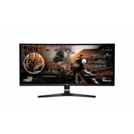 Monitor Gamer Curvo LG 34UC79G-B LED 34, FullHD, UltraWide, HDMI, Negro Rojo