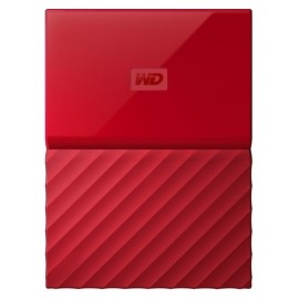 Disco Duro Externo Western Digital My Passport, 2TB, USB 3.0, Rojo