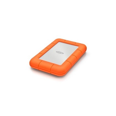 Disco Duro Externo LaCie Rugged Mini, 4TB, USB 3.0, Naranja, A Prueba de Agua y Golpes