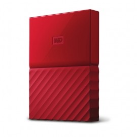 Disco Duro Externo Western Digital My Passport, 3TB, USB 3.0 Type A, Rojo