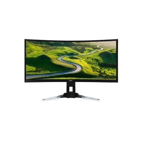 Monitor Gamer Curvo Acer Predator XZ350CU LED 35, FullHD, UltraWide, HDMI, Bocinas Integradas (2 x 8W), Negro Plata