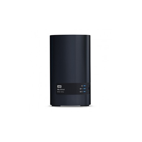 Western Digital My Cloud EX2 Ultra NAS de 2 Bahías Hot Swap, 0TB, max. 16TB, USB 3.0