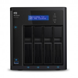 Western Digital My Cloud EX4100 NAS de 4 Bahías Hot Swap, 8TB (2x 4TB), max. 24TB, USB 3.0