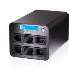 GeoVision NAS para Videovigilancia GV-NAS2008 de 2 Bahías, max. 8TB, 1x USB 2.0, 1x RJ-45