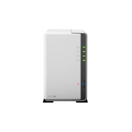 Synology Servidor NAS de 2 Bahías DS214SE, SATA II, 2x USB 2.0