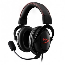 Kingston Audífonos Gamer HyperX Cloud Core, Alámbrico, 1 Metro 2 Metros de Extensión, 3.5mm, Negro