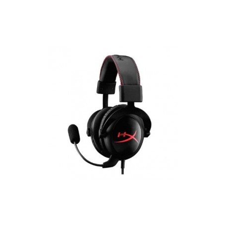 Kingston Audífonos Gamer HyperX Cloud, Alámbrico, 1 Metro  2 Metros de Extensión, 3.5mm, Negro Rojo