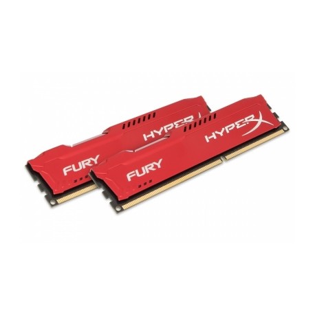 Kit Memoria Kingston HyperX FURY Red DDR3, 1600MHz, 16GB (2 x 8GB), Non-ECC, CL10