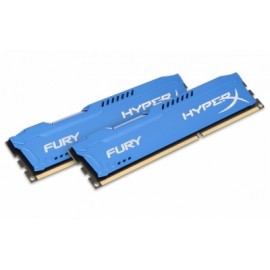 Kit Memoria RAM Kingston HyperX FURY Blue DDR3, 1600MHz, 8GB (2 x 4GB), Non-ECC, CL10