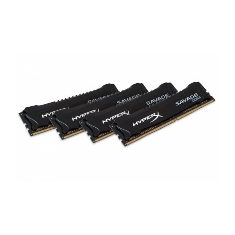 Kit Memoria RAM Kingston HyperX Savage Black DDR4, 3000MHz, 32GB (4 x 8GB), CL15, XMP